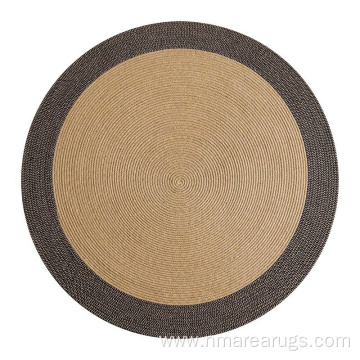 Natural fiber Jute round rug carpet floor mat